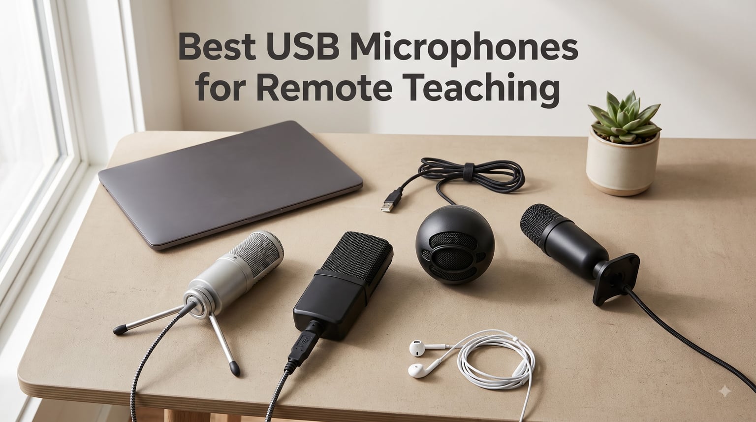 Best USB Microphones for Remote Teaching