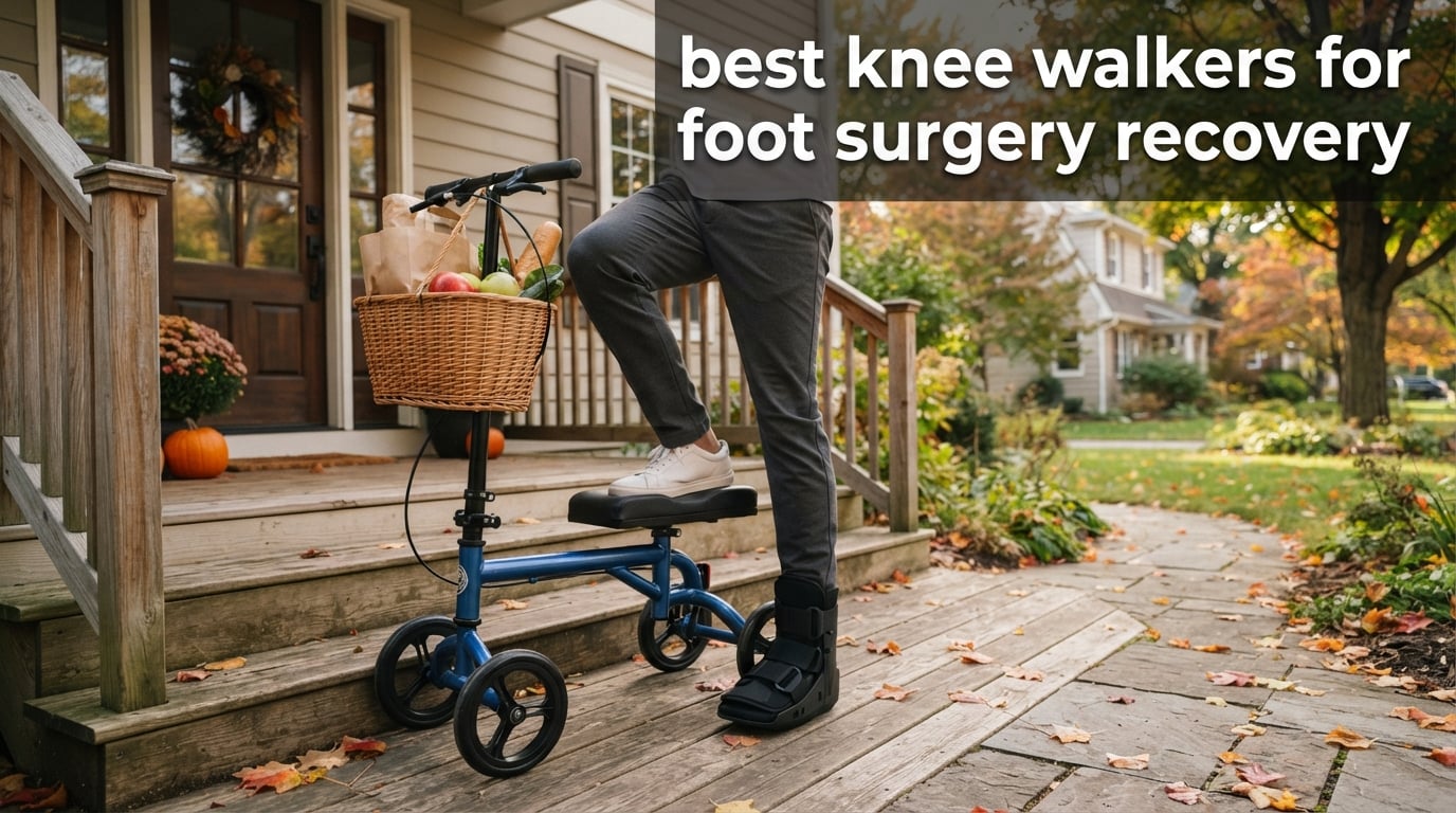 best knee walkers for foot surgery recovery