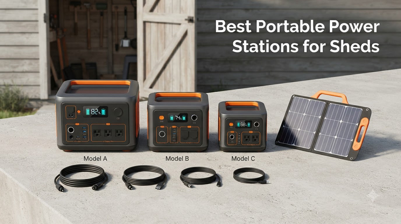 Best Portable Power Stations for Sheds