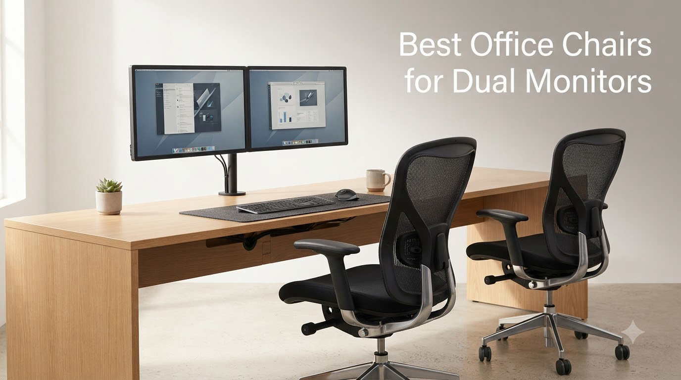 10 Best Office Chairs for Dual Monitors (September 2026) Guide