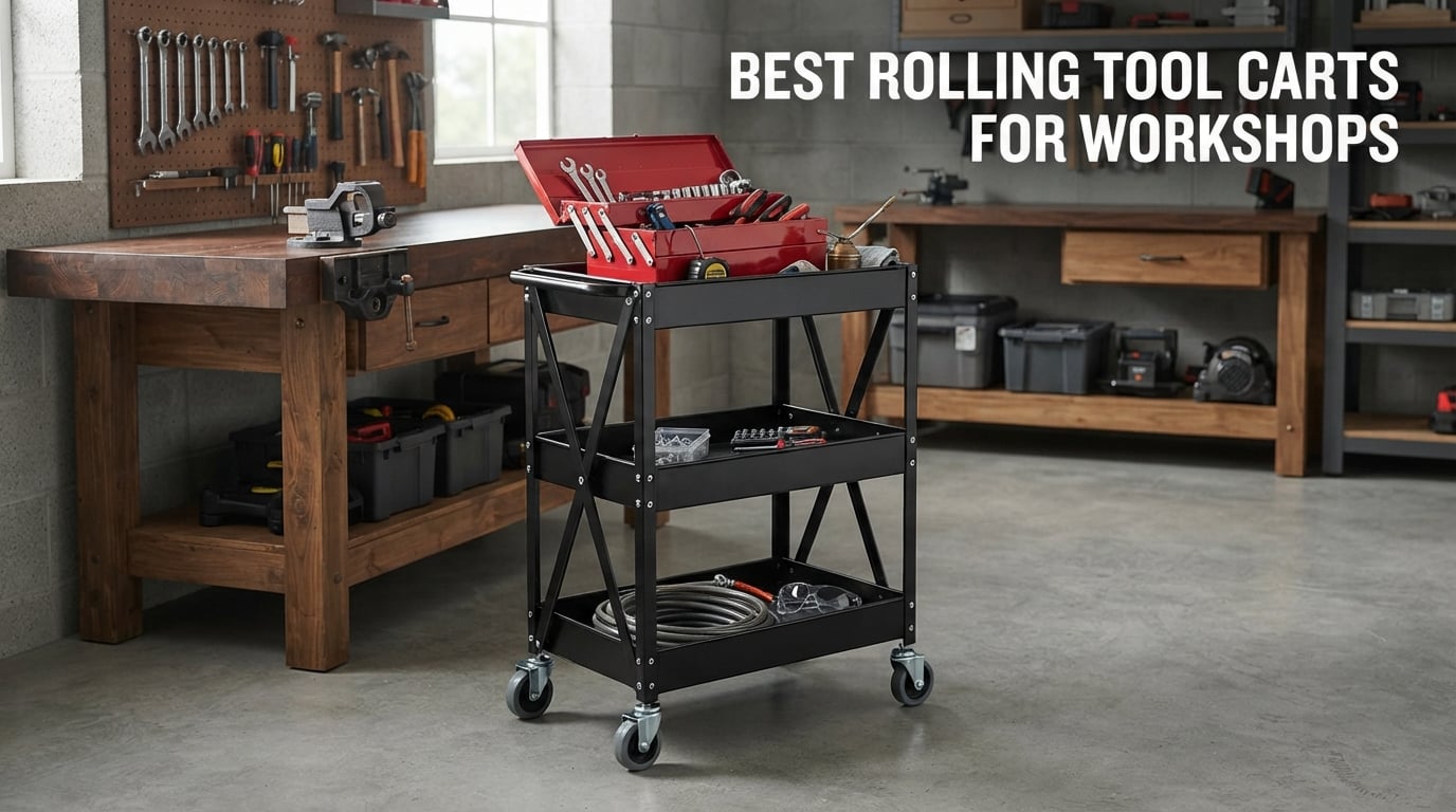 best rolling tool carts for workshops