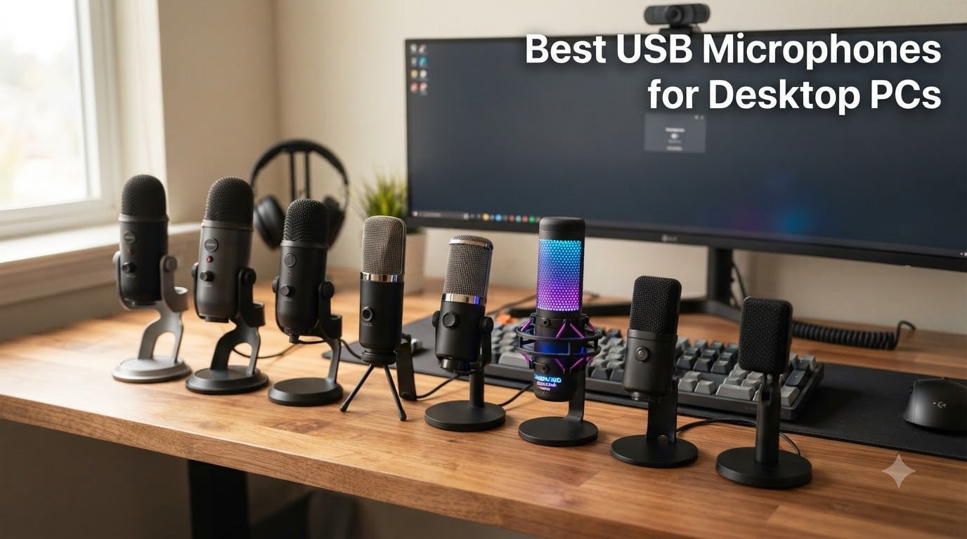 8 Best USB Microphones for Desktop PCs (September 2026)