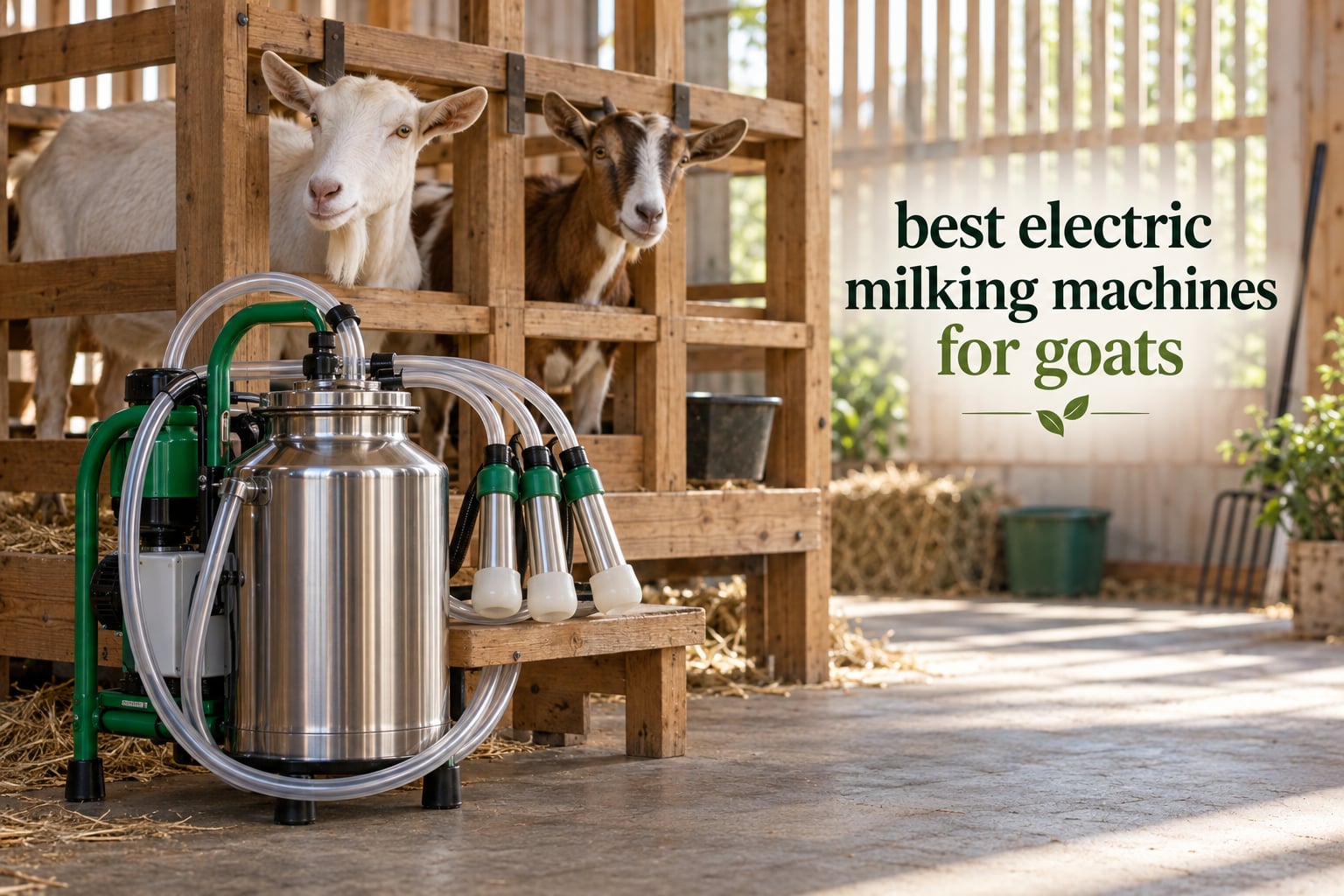 best electric milking machines for goats