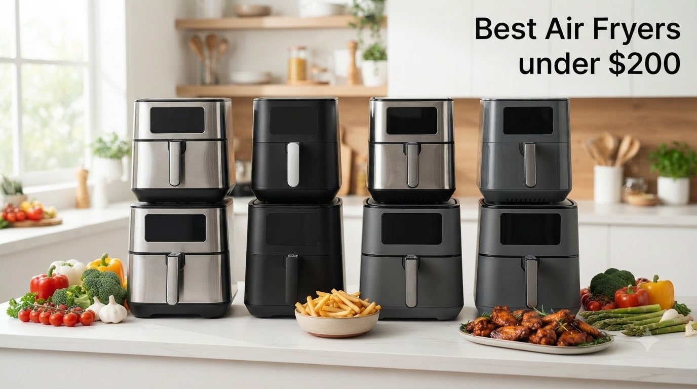 8 Best Air Fryers Under 200 (September 2026) Tested and Ranked