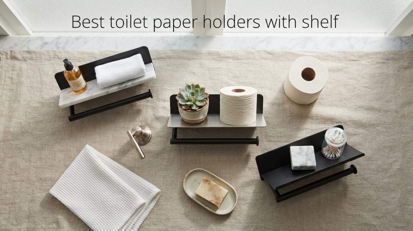 10 Best Toilet Paper Holders with Shelf (September 2026) Tested