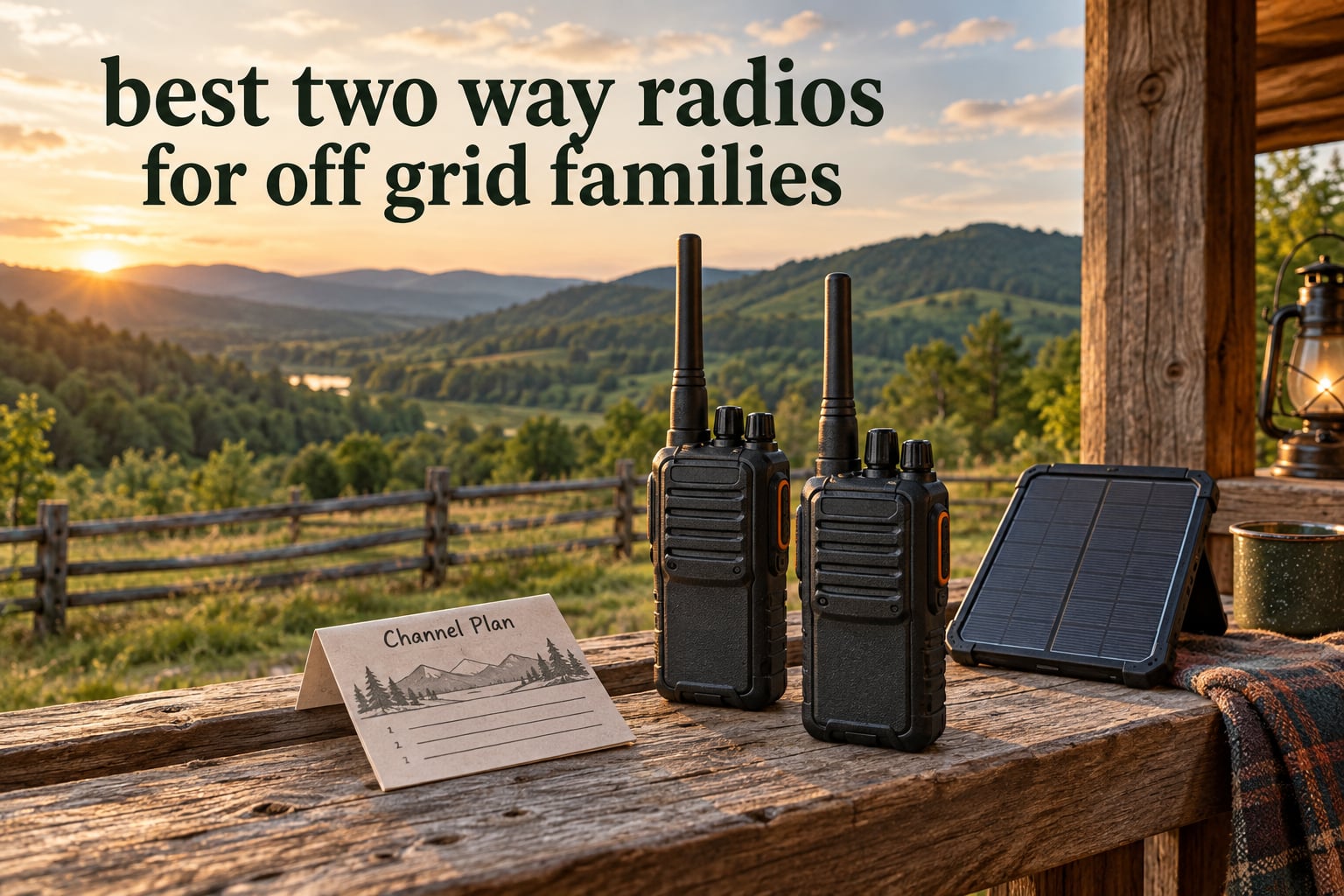 best two way radios for off grid families