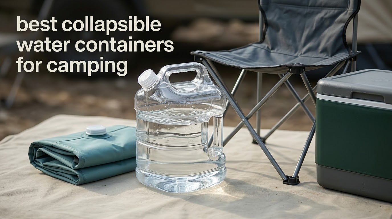 best collapsible water containers for camping