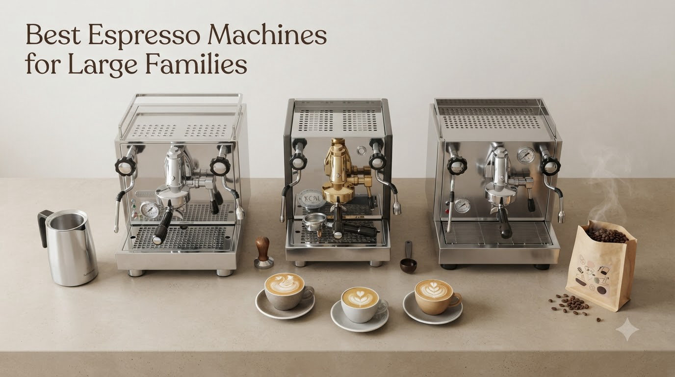 8 Best Espresso Machines for Large Families (September 2026)