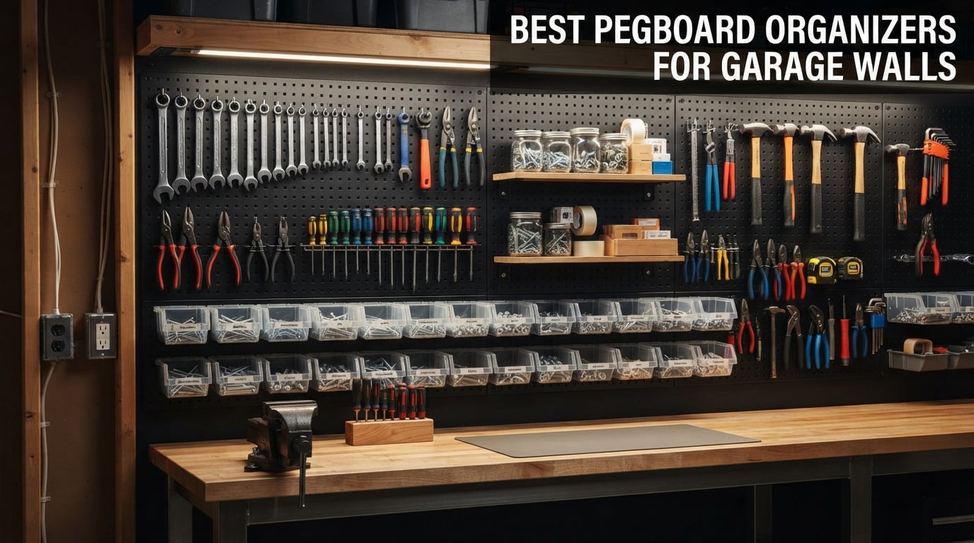 best pegboard organizers for garage walls