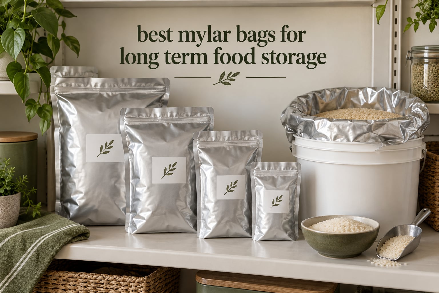 best mylar bags for long term food storage