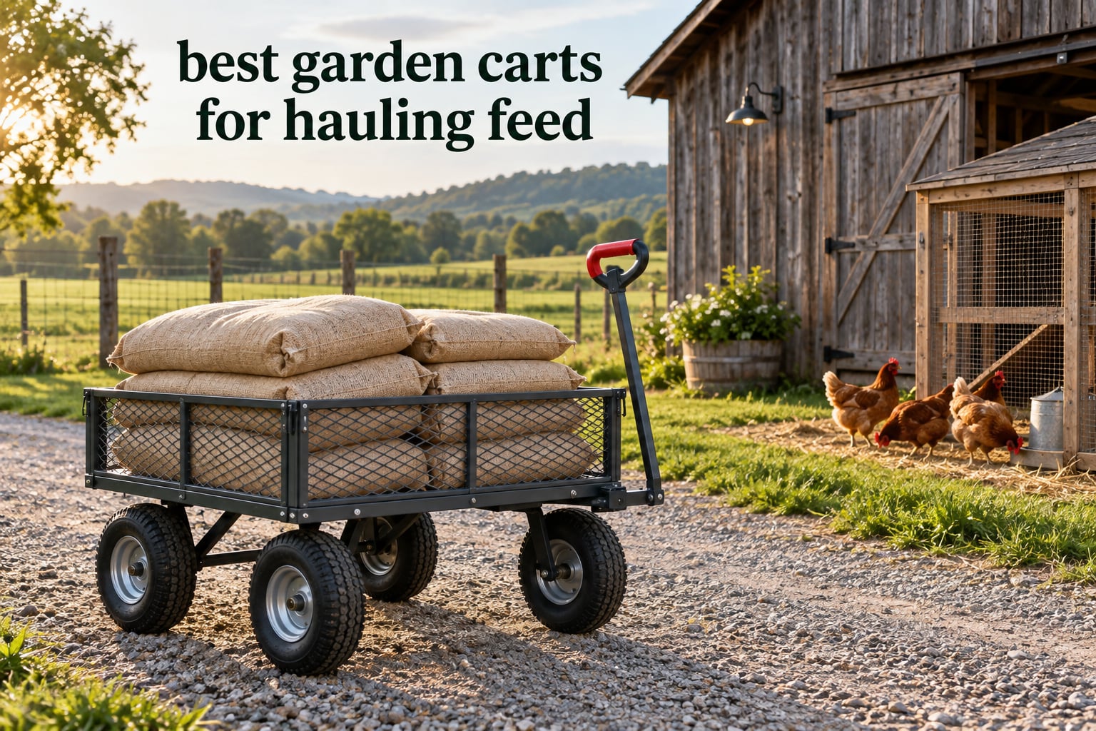 10 Best Garden Carts for Hauling Feed (October 2026)