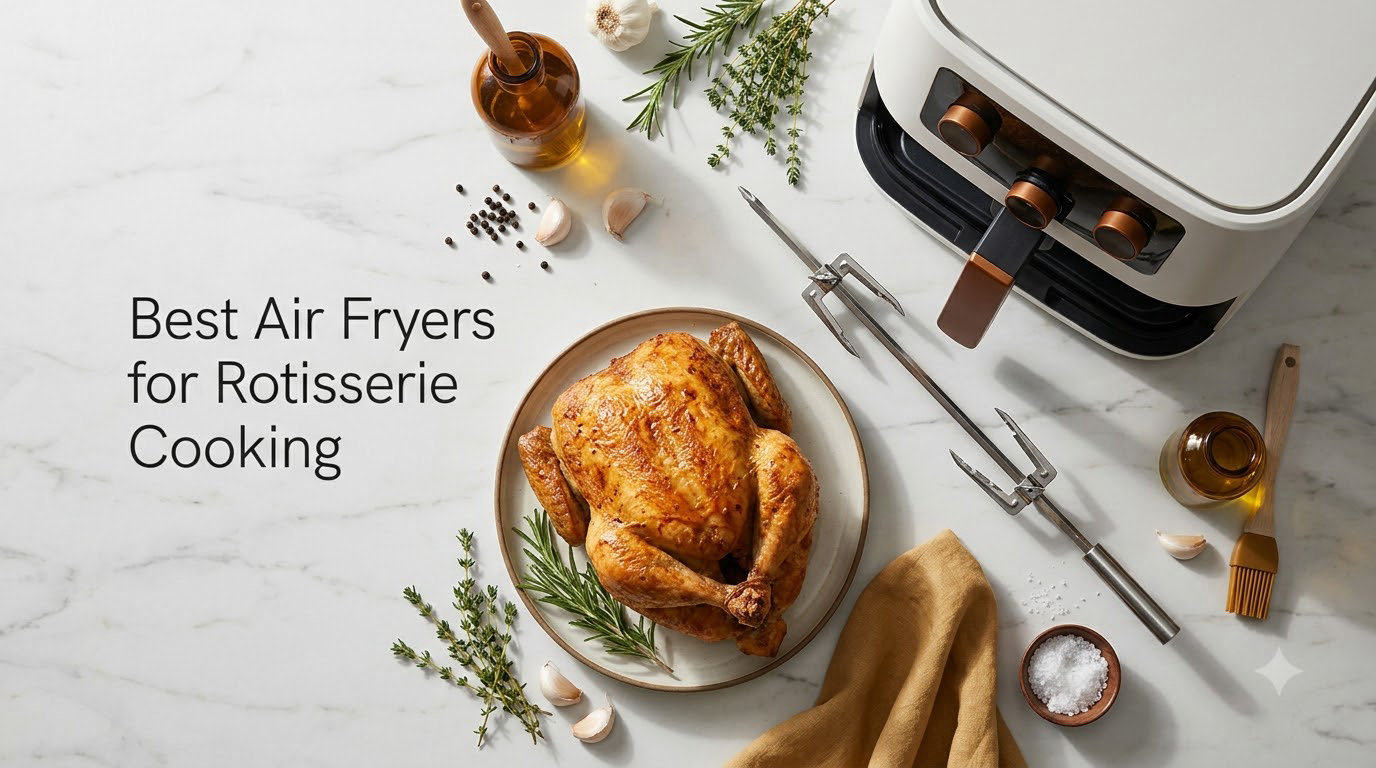 8 Best Air Fryers for Rotisserie Cooking (September 2026) Reviews
