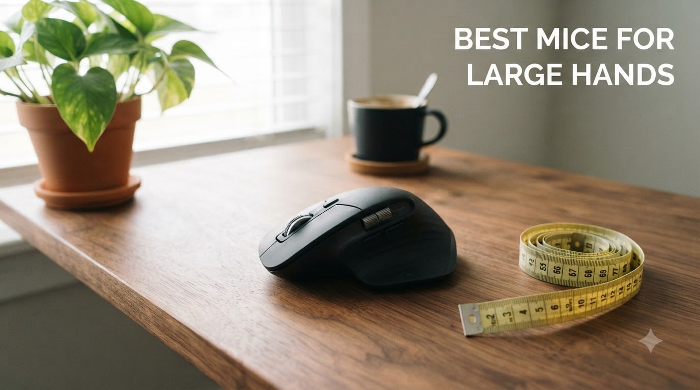 8 Best Mice for Large Hands (September 2026) Tested and Reviewed