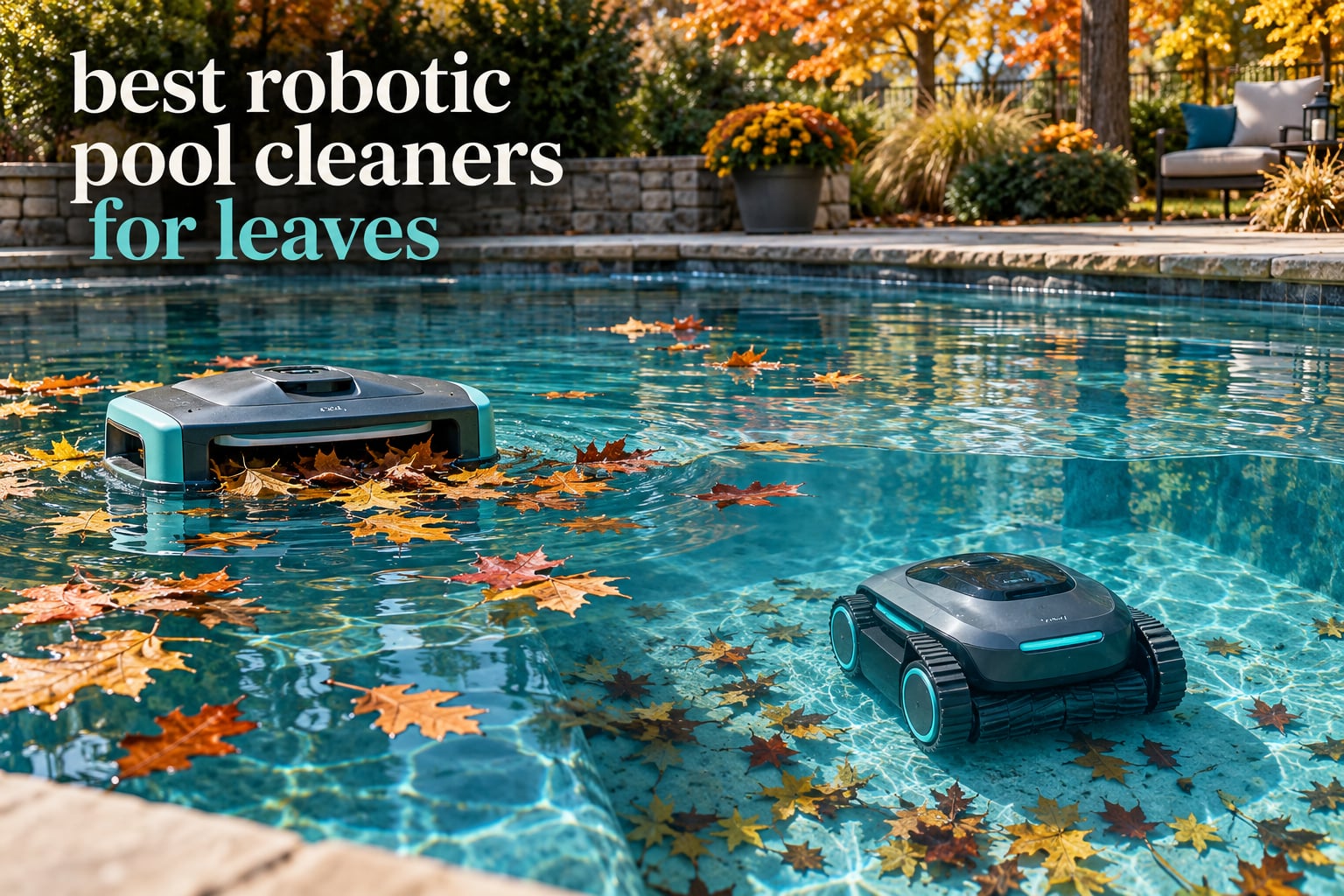 best robotic pool cleaners for leaves