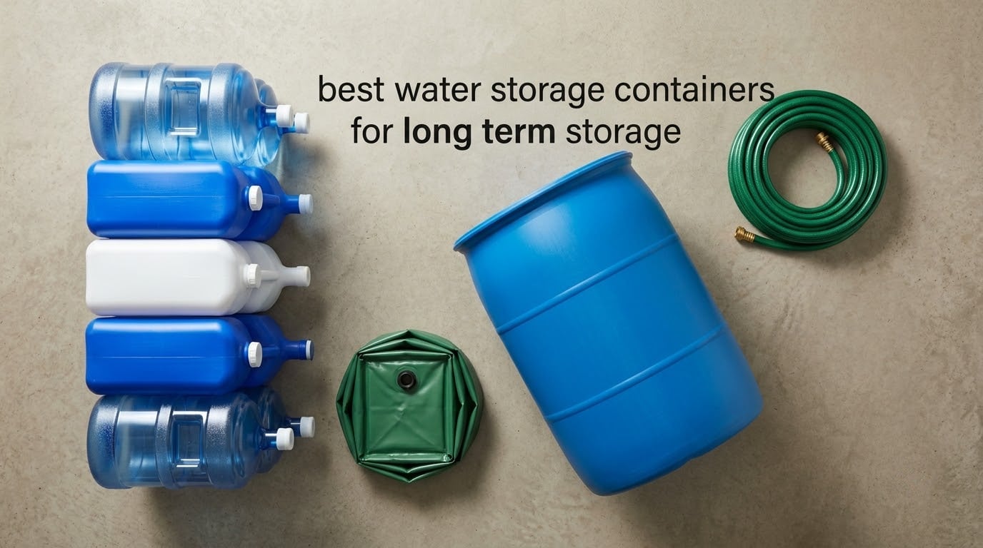best water storage containers for long term storage