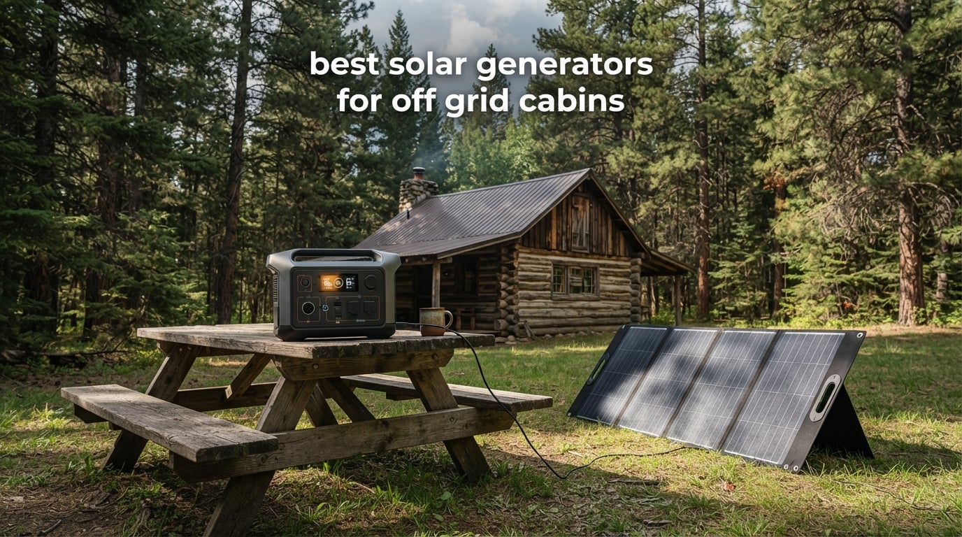 best solar generators for off grid cabins