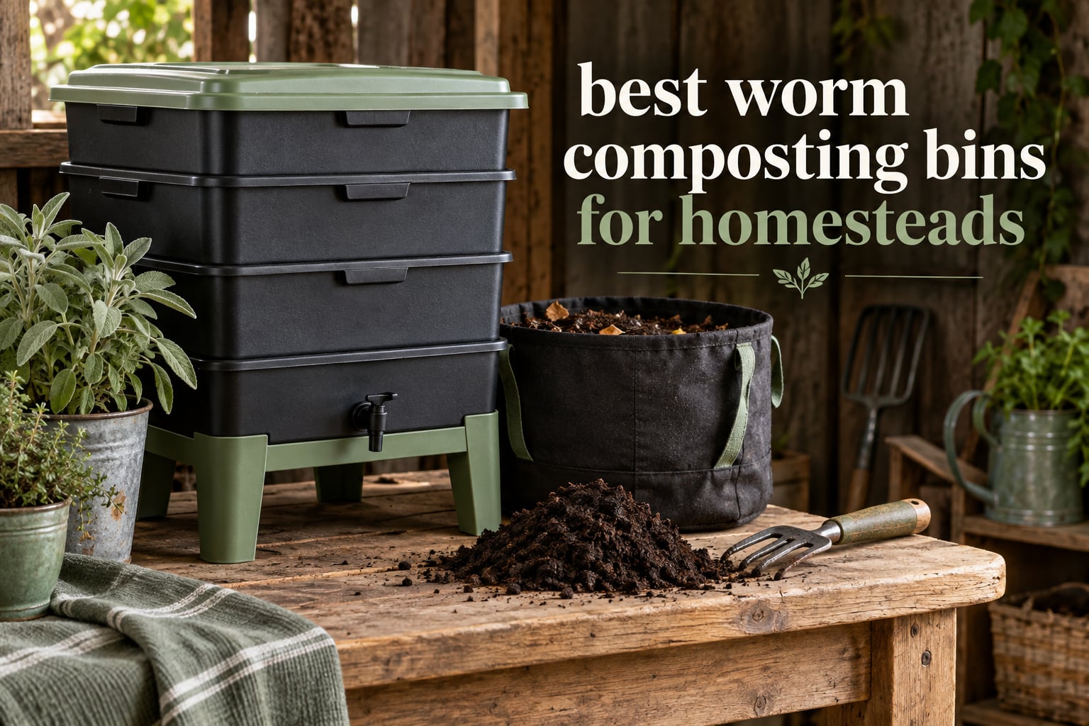 10 Best Worm Composting Bins (October 2026) for Homesteads