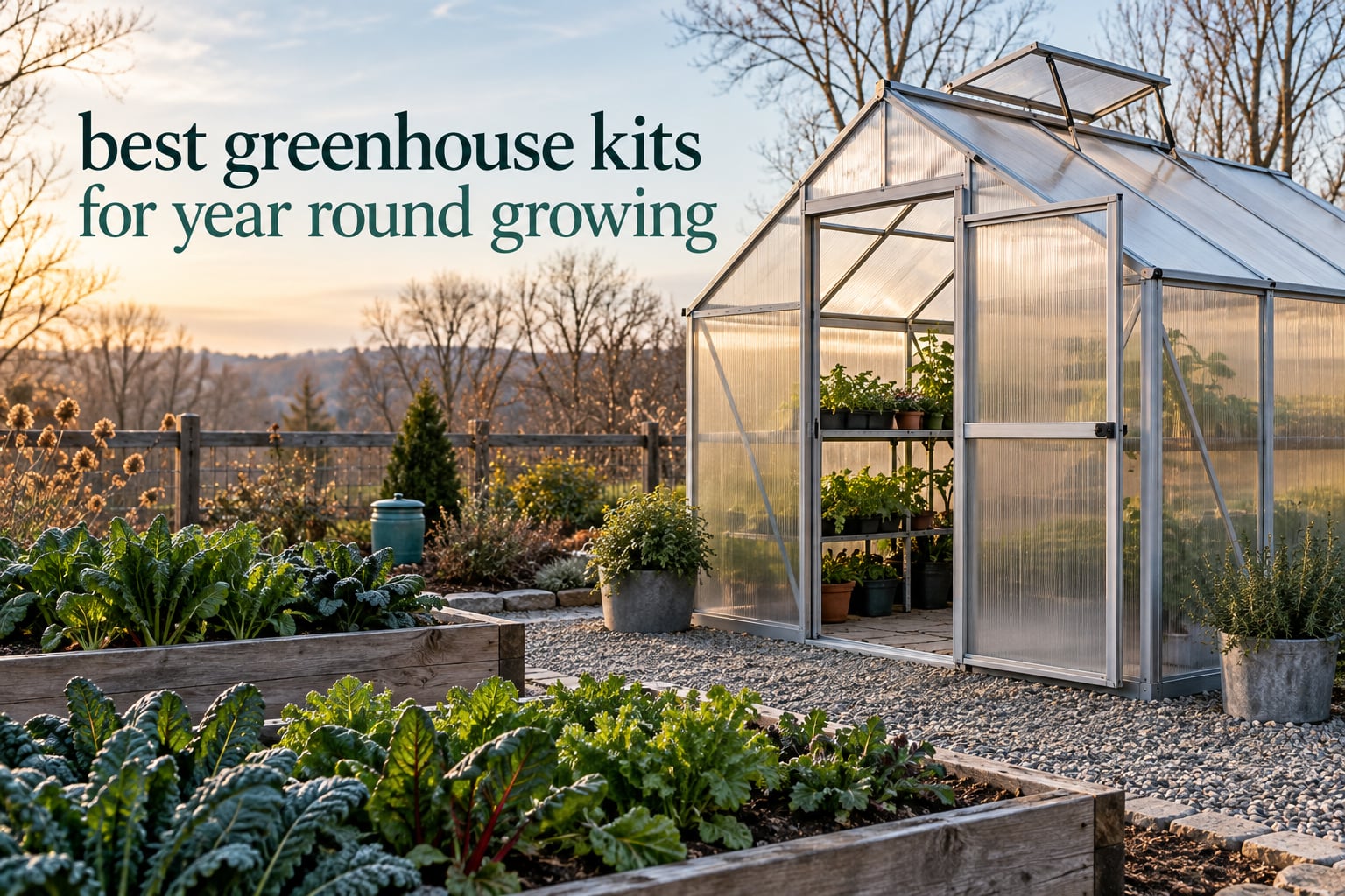 12 Best Greenhouse Kits for Year Round Growing (October 2026)