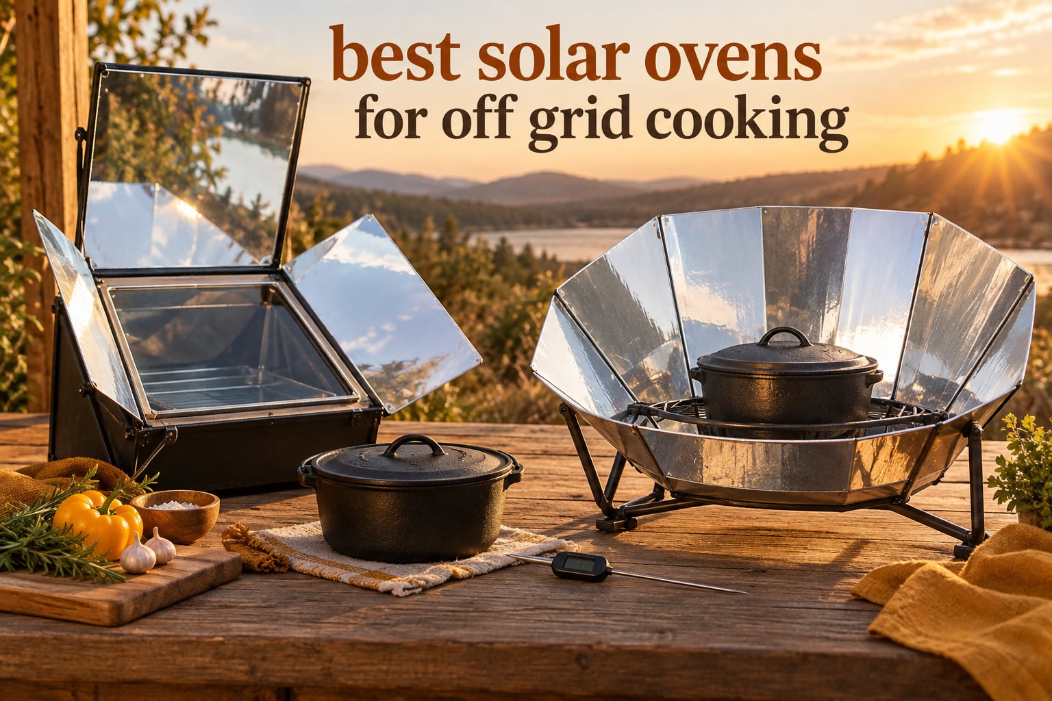 best solar ovens for off grid cooking