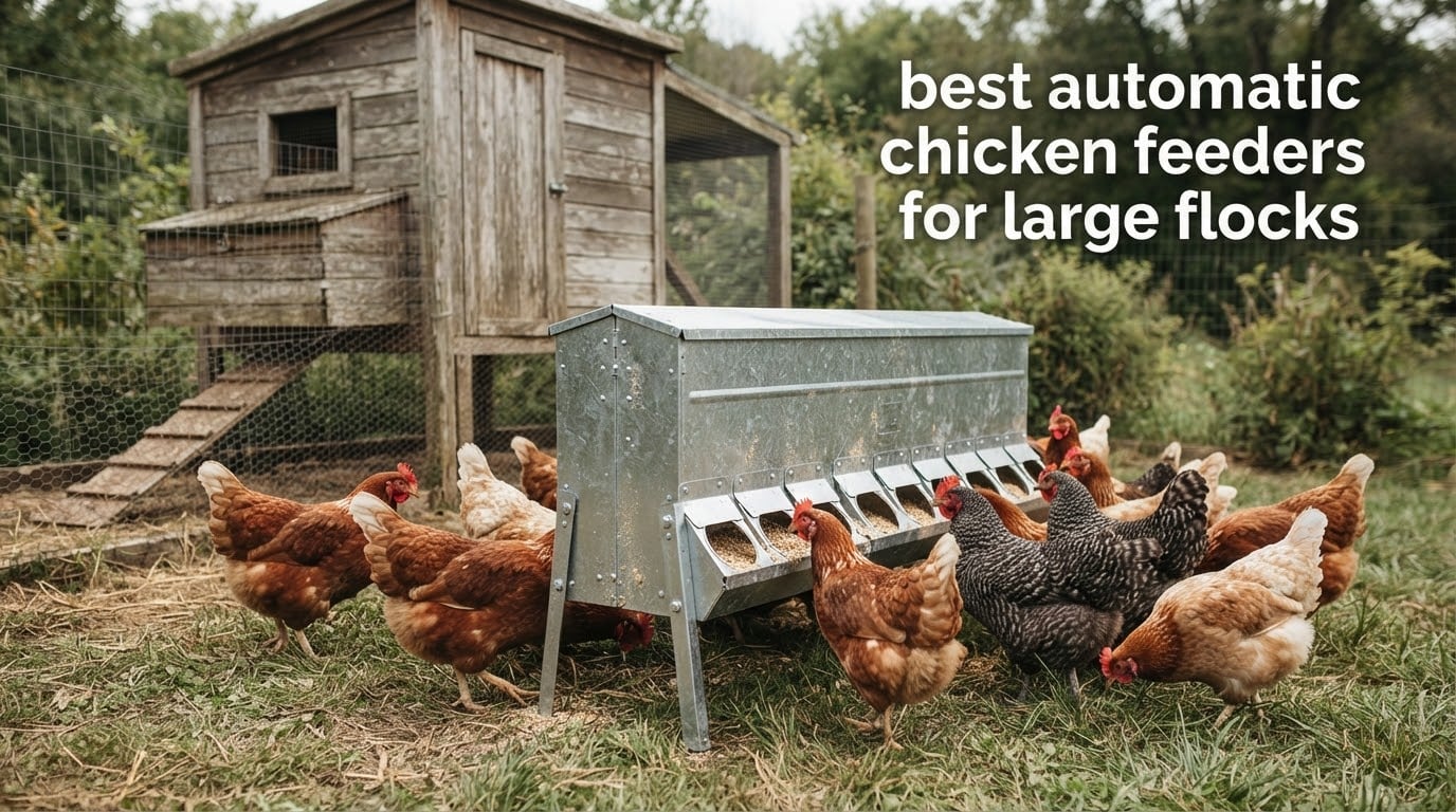 best automatic chicken feeders for large flocks