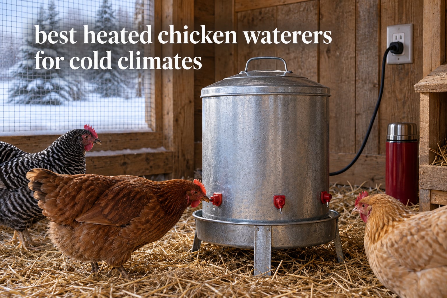 best heated chicken waterers for cold climates