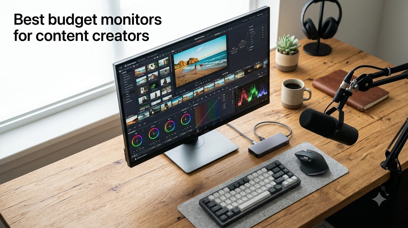 8 Best Budget Monitors for Content Creators (September 2026)