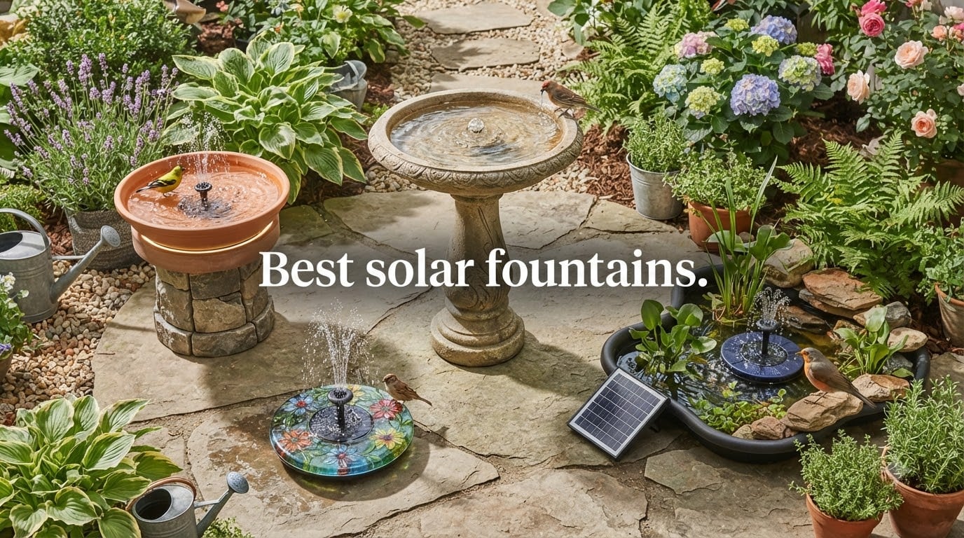 Best solar fountains