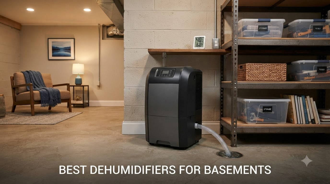 10 Best Dehumidifiers for Basements (September 2026) Tested Picks