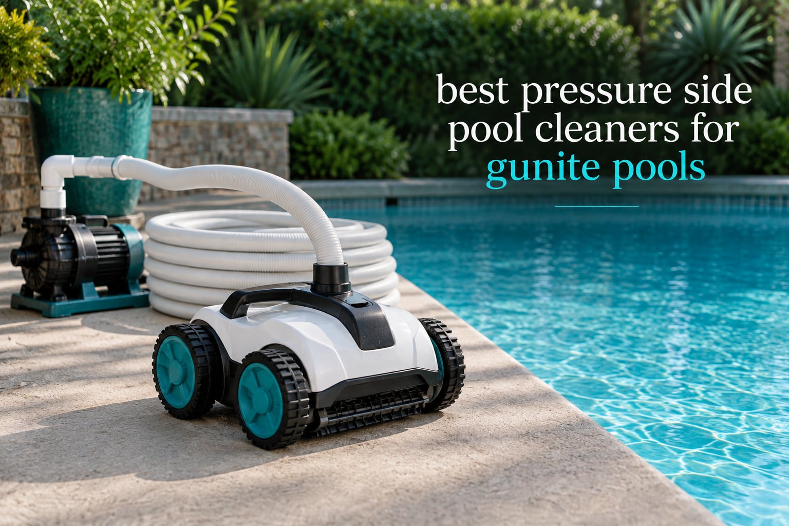best pressure side pool cleaners for gunite pools