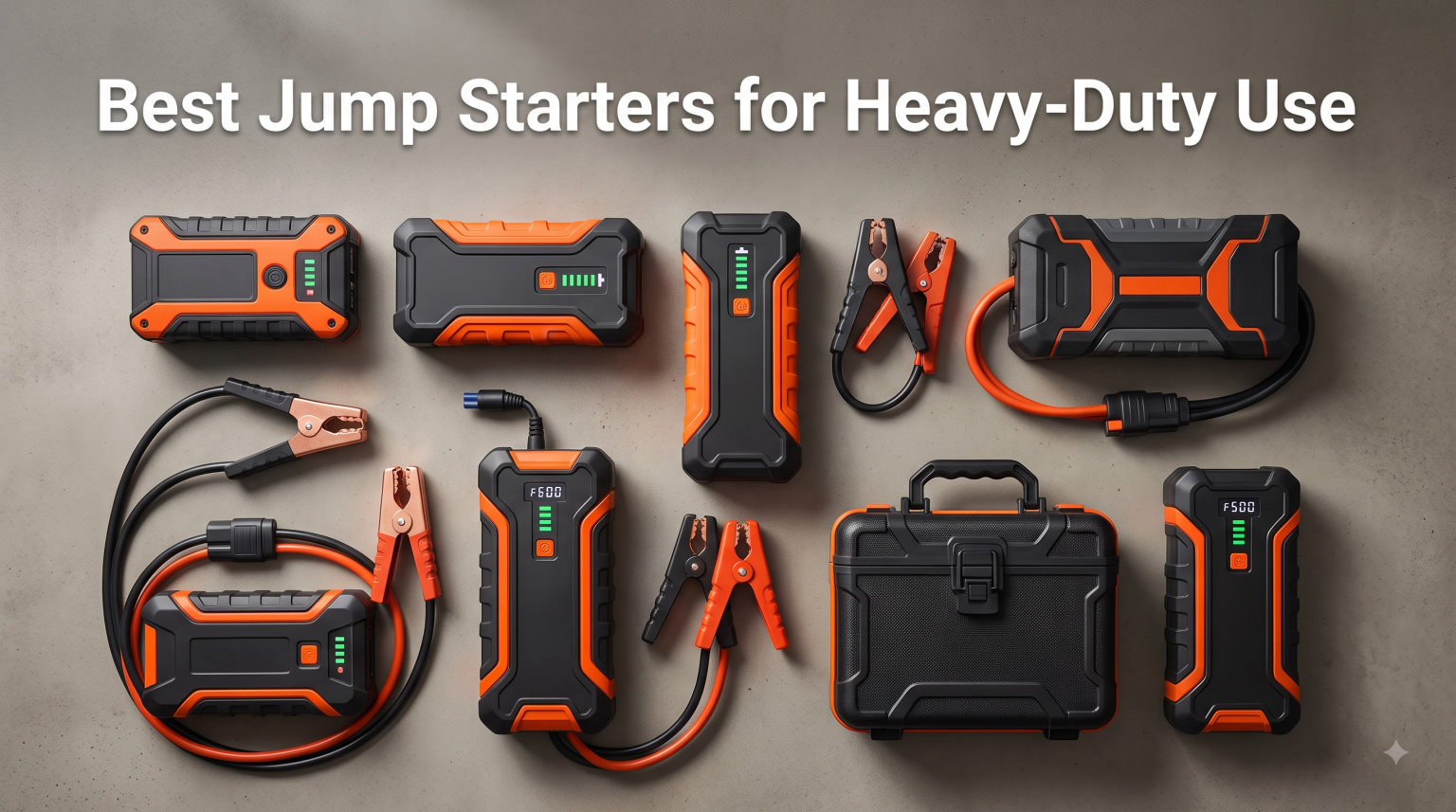 8 Best Jump Starters for Heavy-Duty Use (September 2026) Reviews