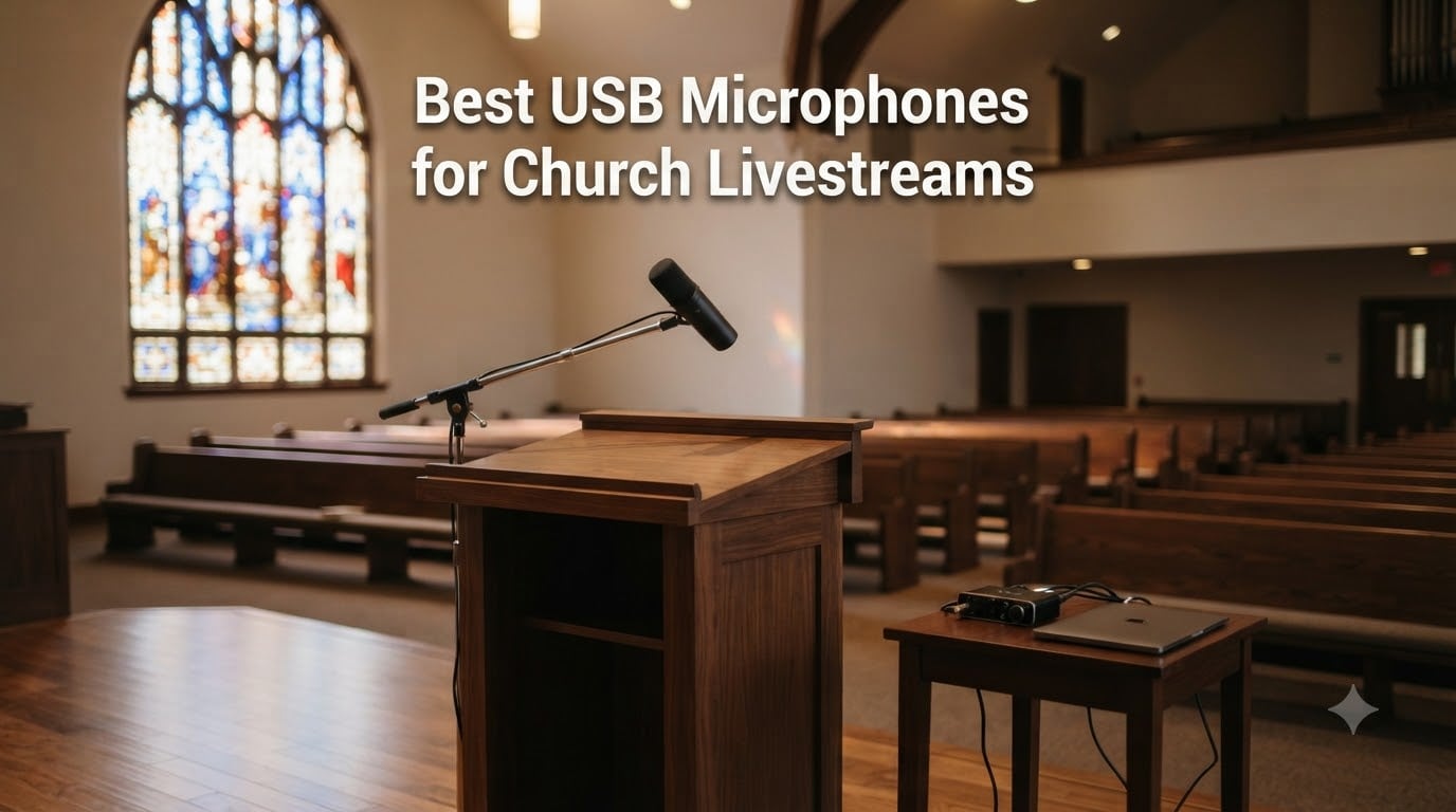 8 Best USB Microphones for Church Livestreams 2026 Reviews