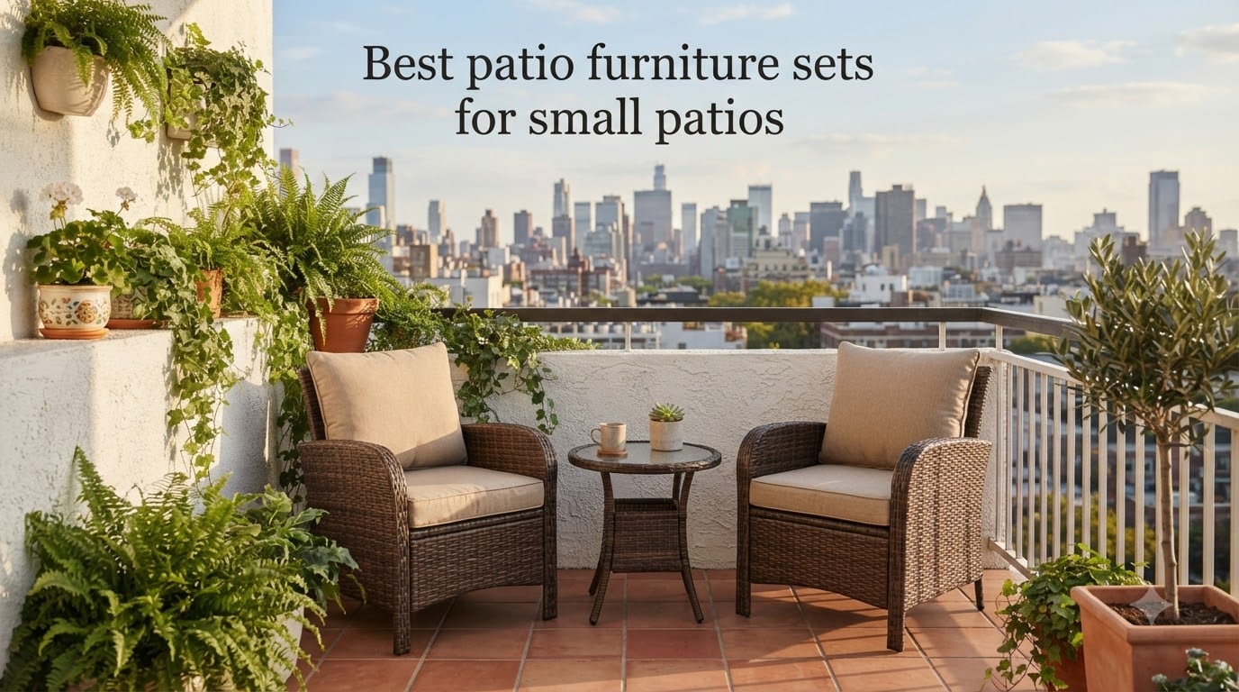 Best patio furniture sets for small patios
