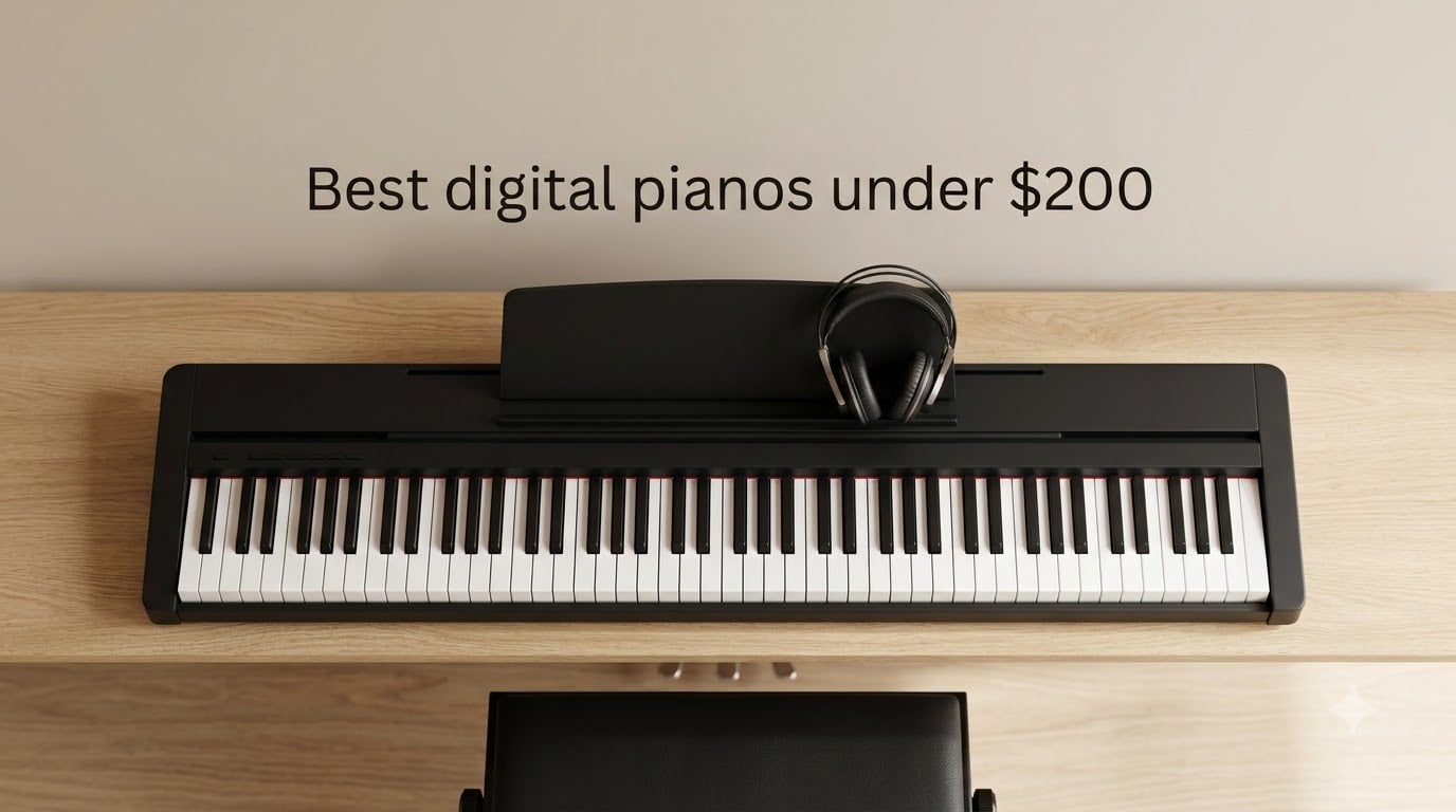 8 Best Digital Pianos Under $200 (September 2026) Tested Picks