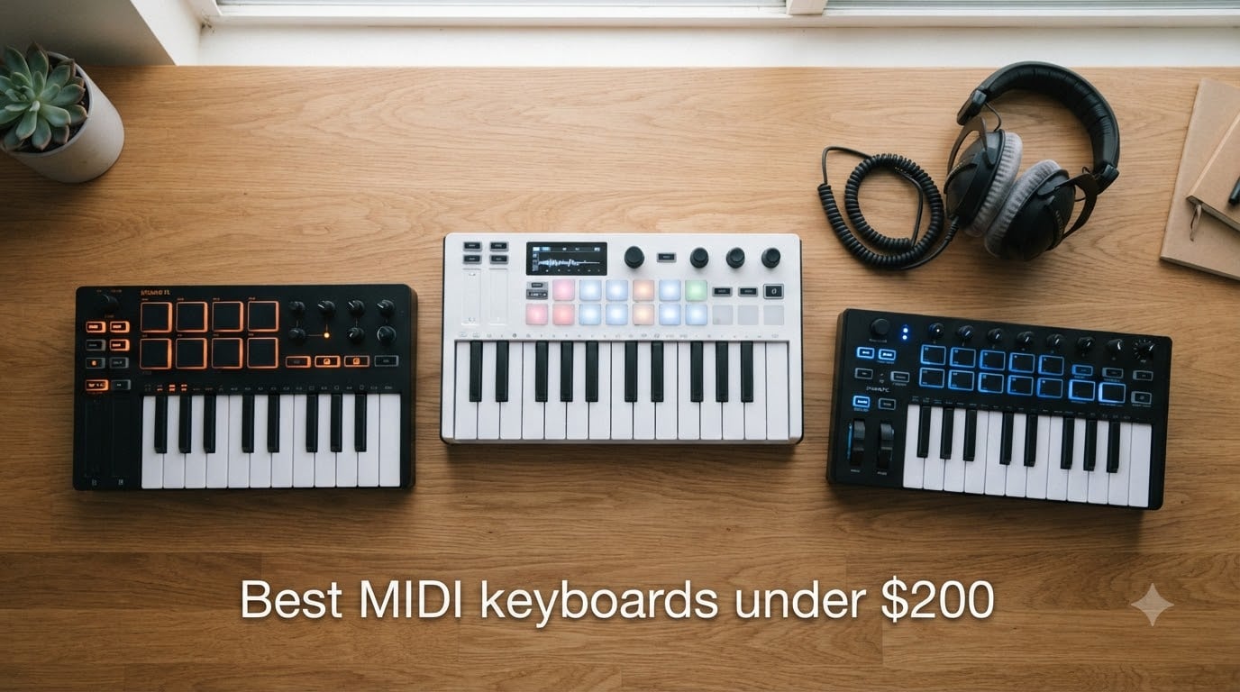 8 Best MIDI Keyboards Under $200 (September 2026) Tested