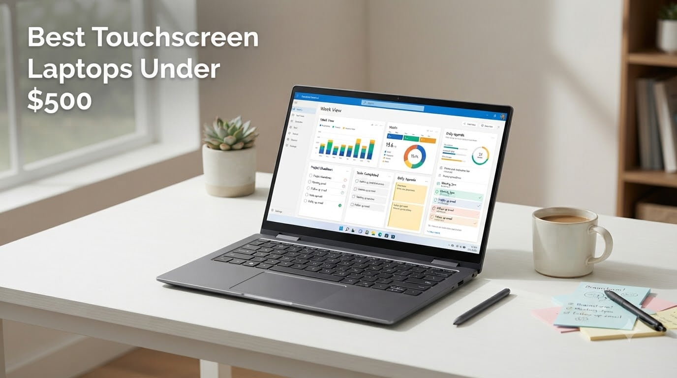 8 Best Touchscreen Laptops Under 500 (September 2026) Top Tested Picks