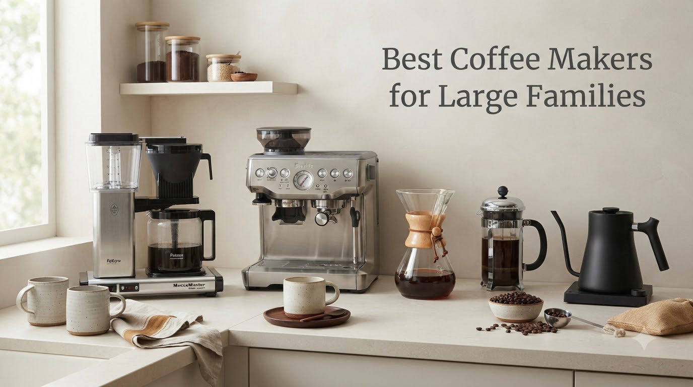 6 Best Coffee Makers for Large Families (September 2026)