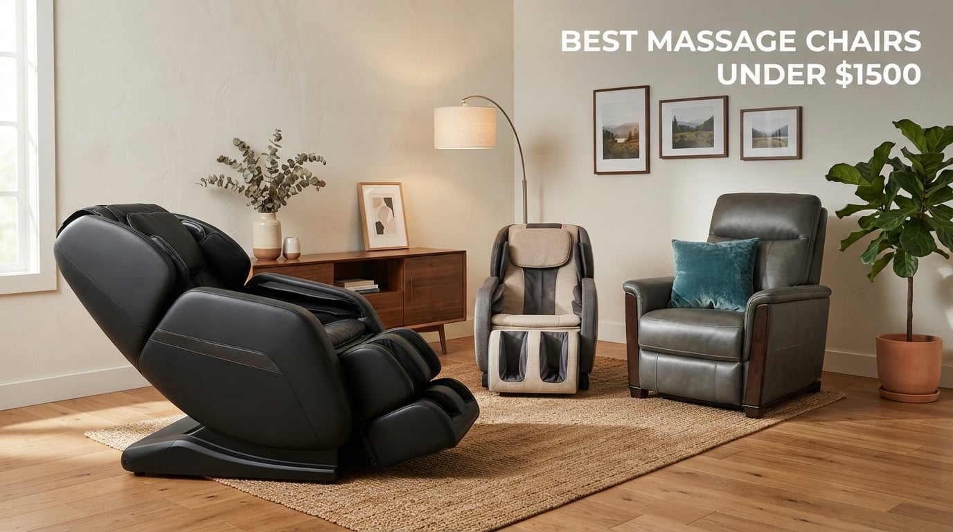12 Best Massage Chairs Under $1500 (September 2026)