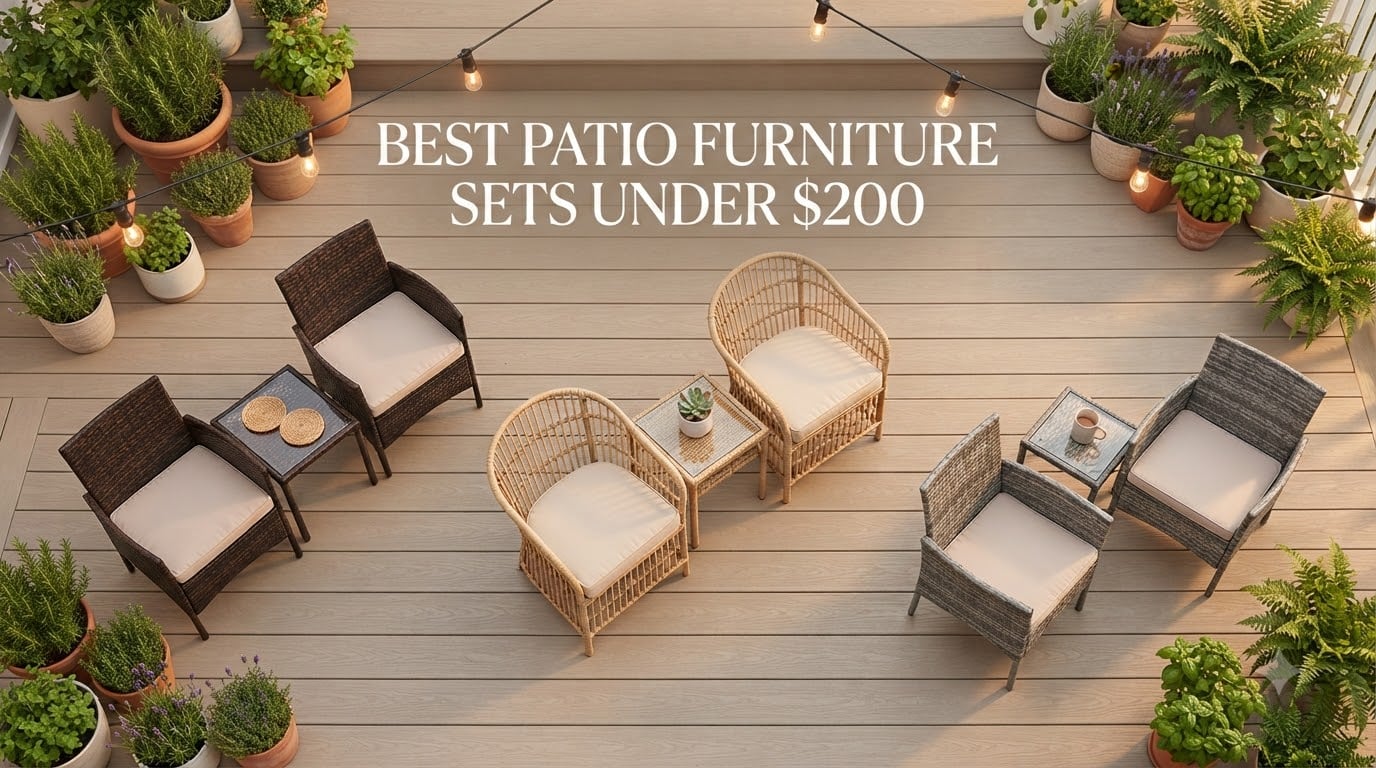 10 Best Patio Furniture Sets Under $200 (September 2026) Tested