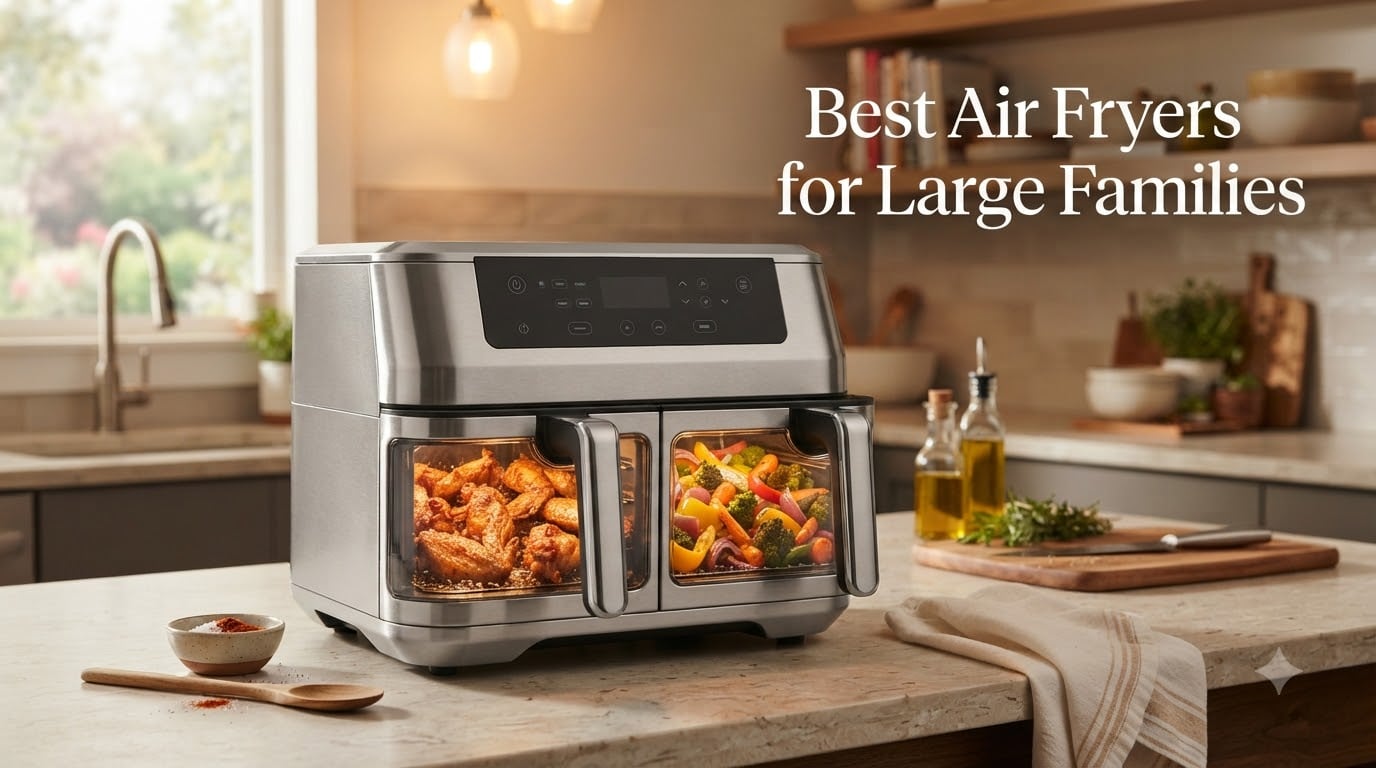 8 Best Air Fryers for Large Families (September 2026) Tested & Ranked
