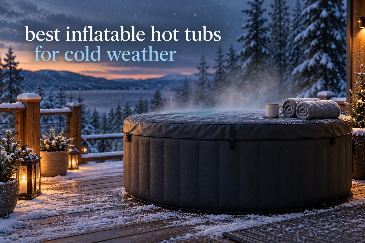 best inflatable hot tubs for cold weather