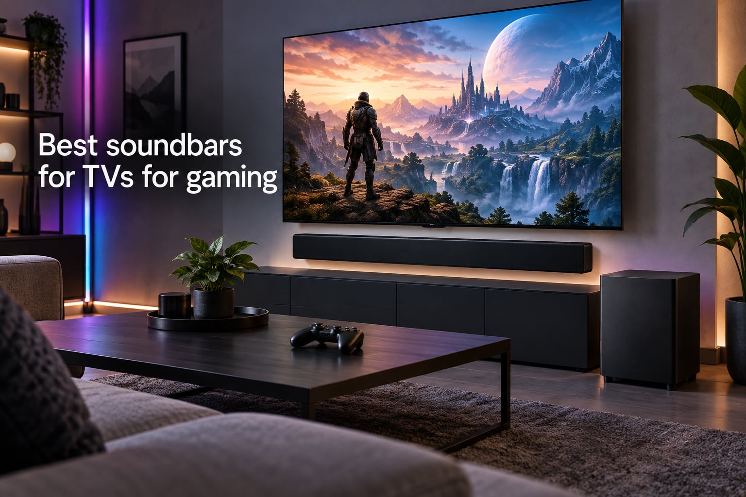 Best soundbars for TVs for gaming