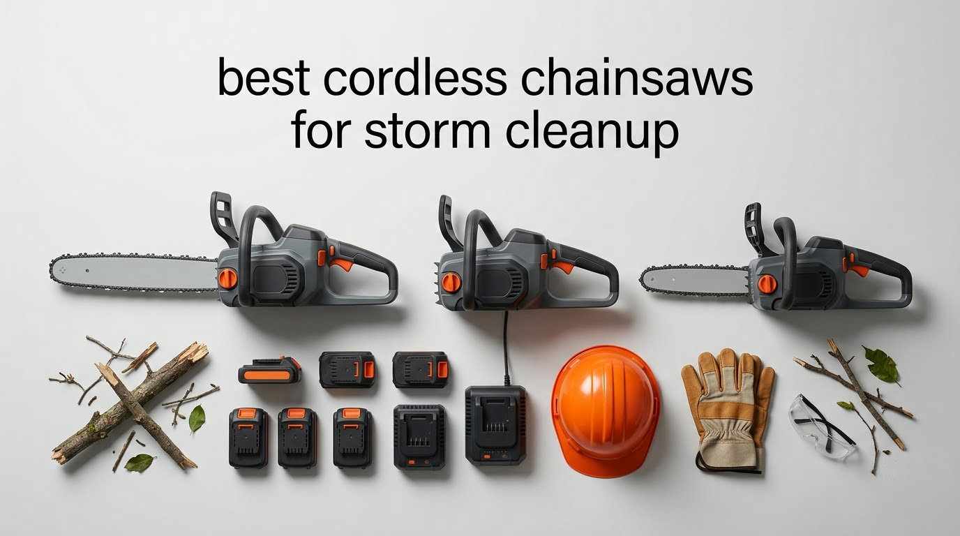 best cordless chainsaws for storm cleanup