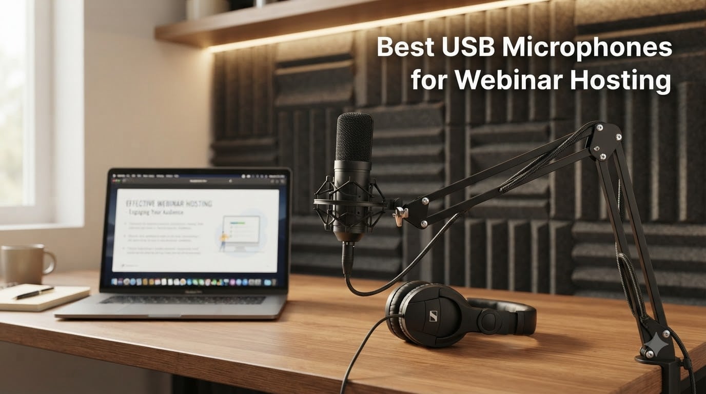 8 Best USB Microphones for Webinar Hosting (September 2026)