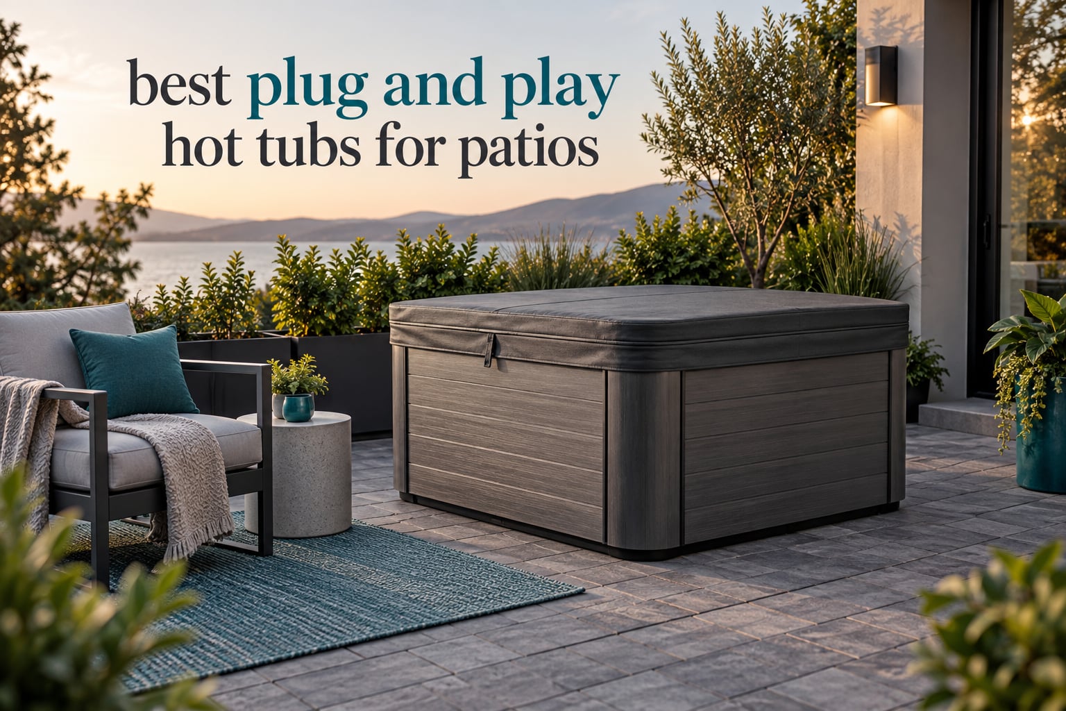 best plug and play hot tubs for patios
