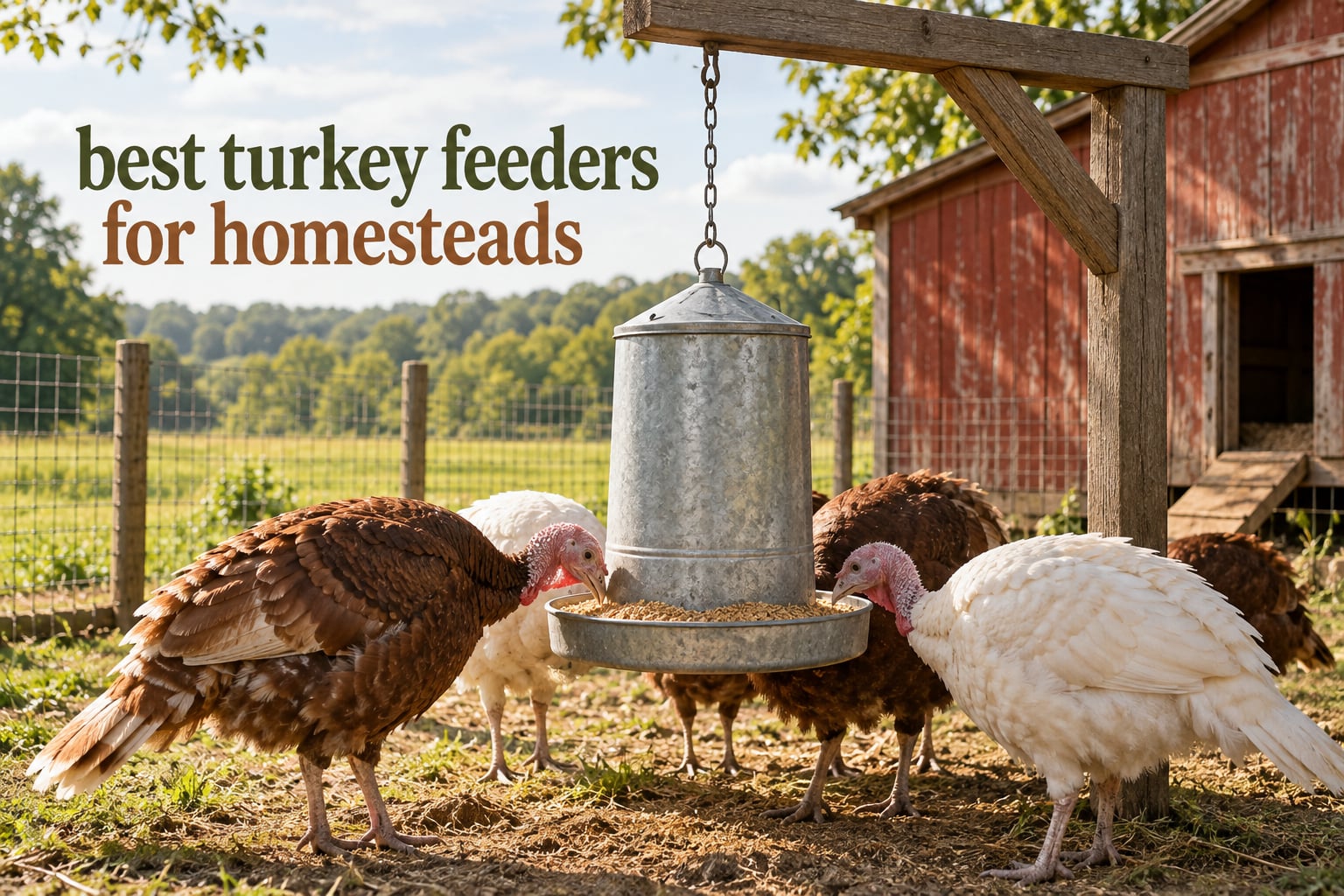 10 Best Turkey Feeders for Homesteads (October 2026) Tested