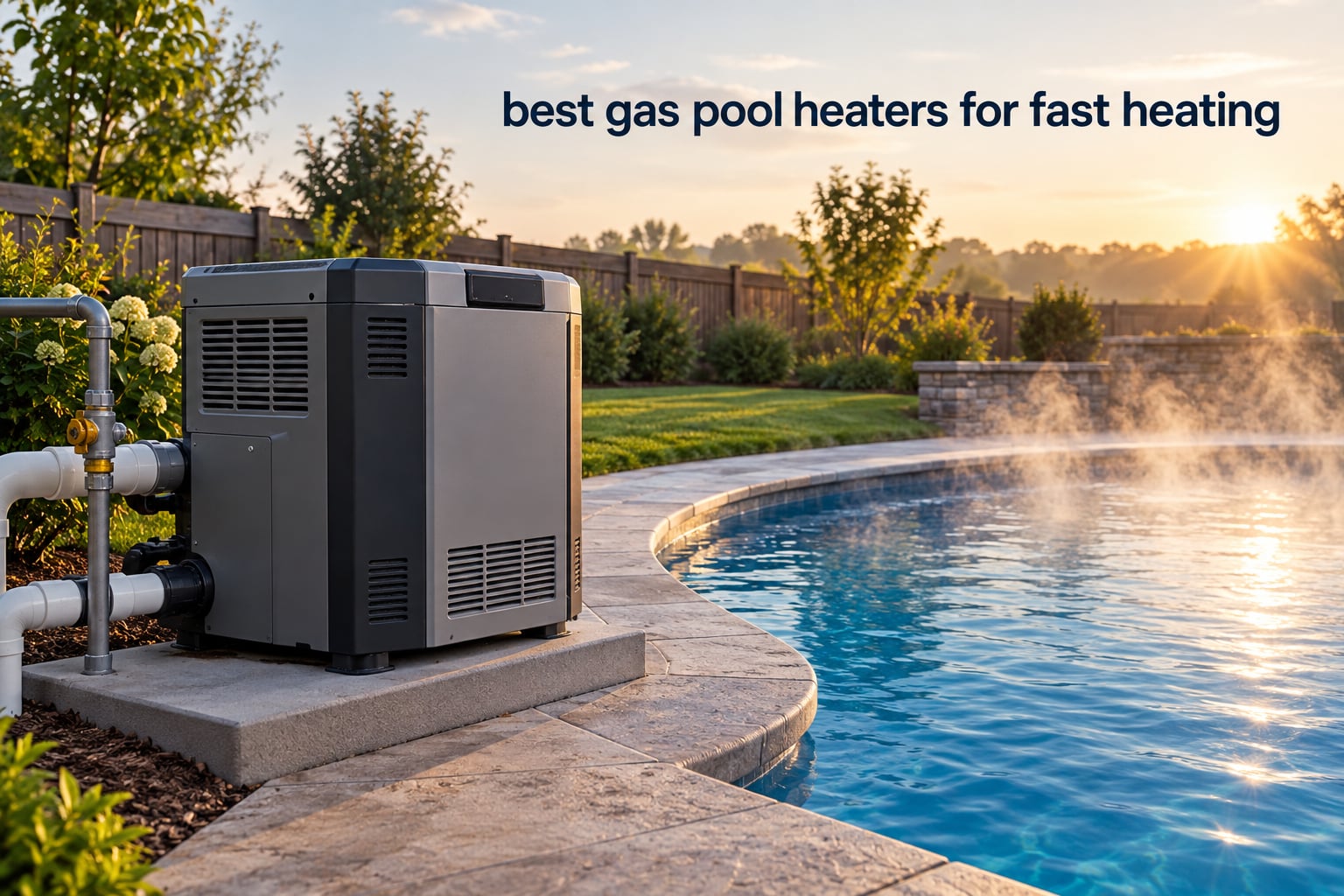 best gas pool heaters for fast heating