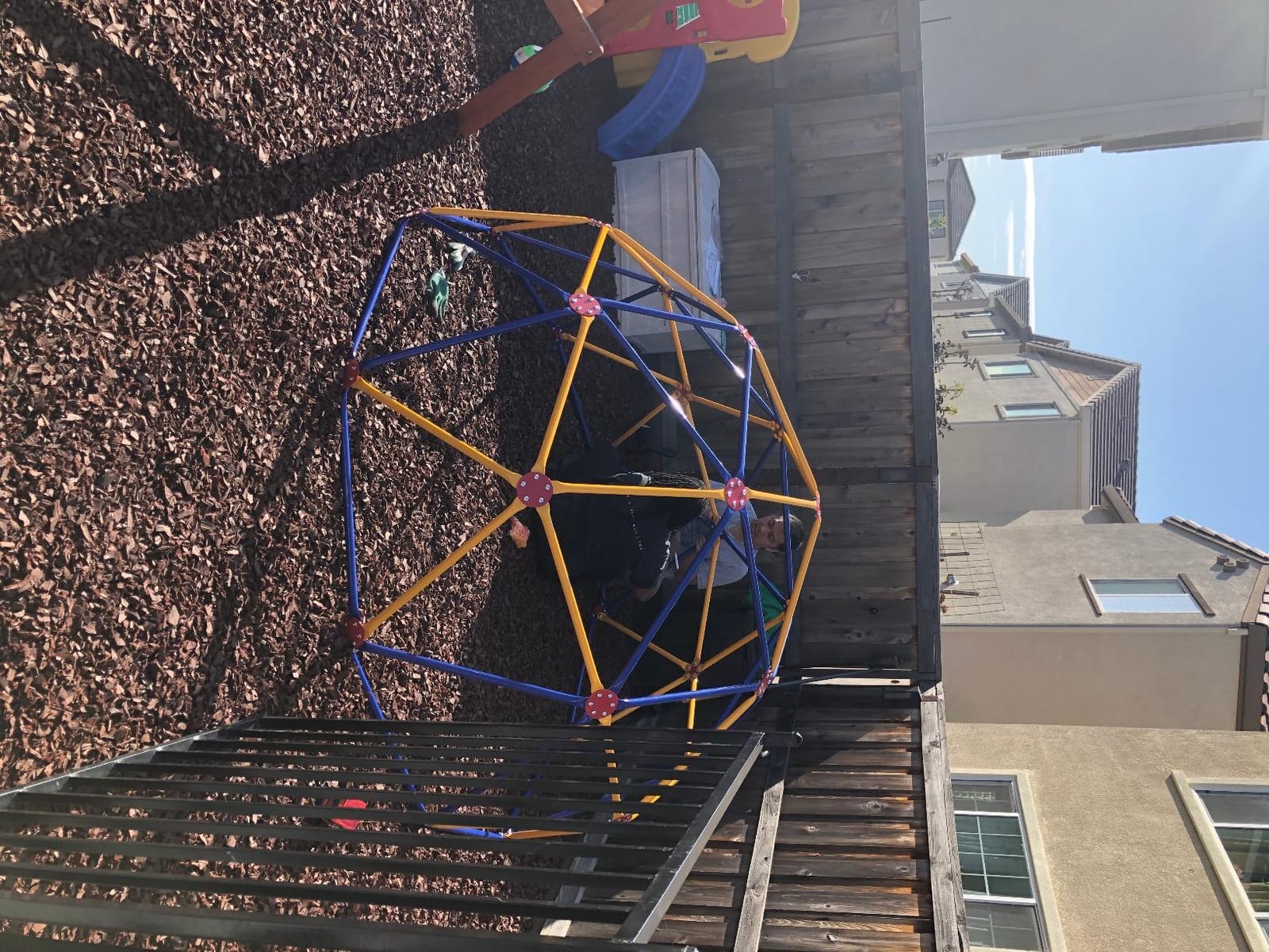 EASY OUTDOOR Space Dome Climber for Kids Backyard Jungle Gym 1000 lb GD-810 customer photo 2