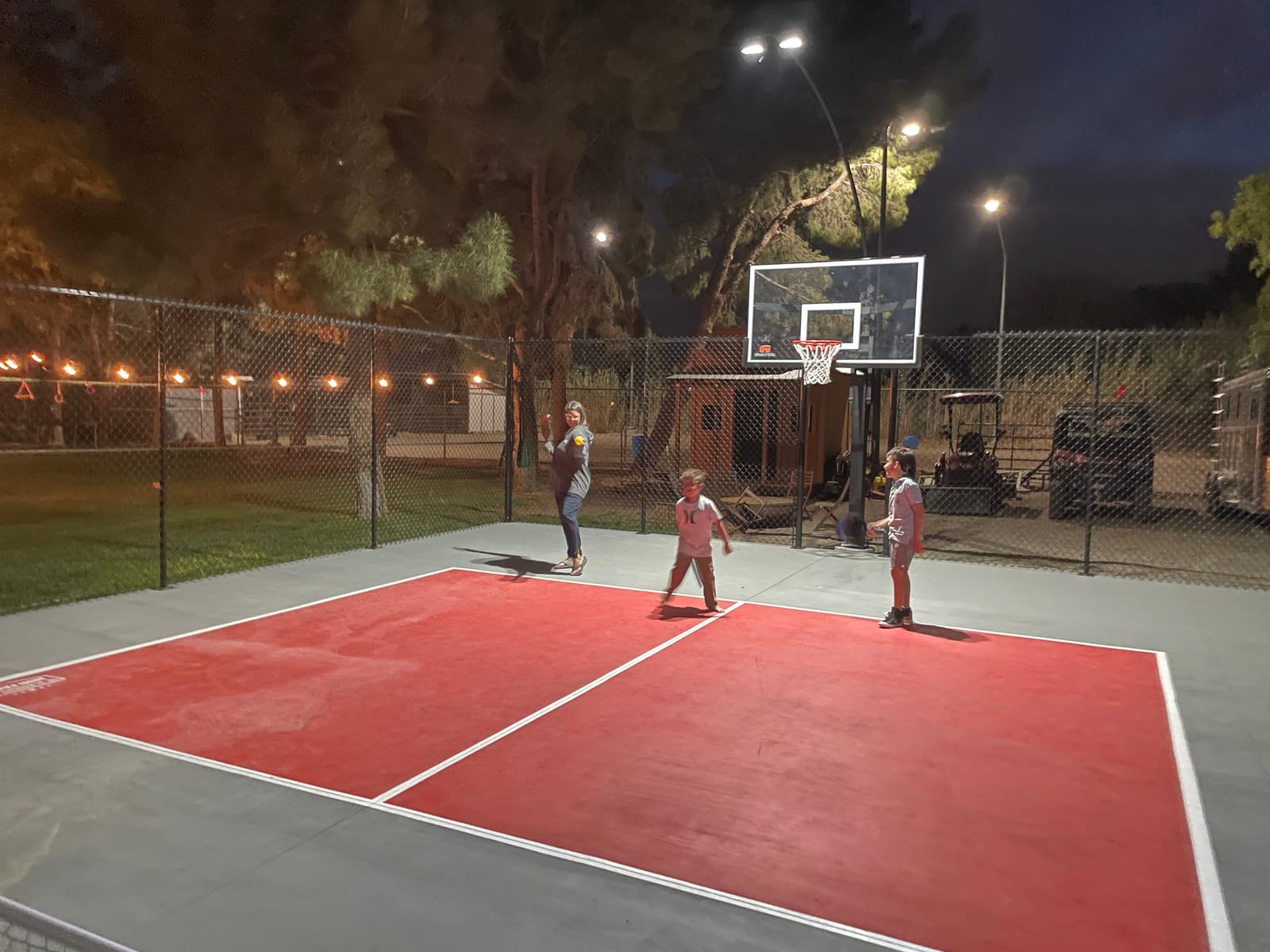 Goalrilla Basketball Hoops with Tempered Glass Basketball Goal Backboard, Black Anodized Frame, and In-ground Anchor System customer photo 1