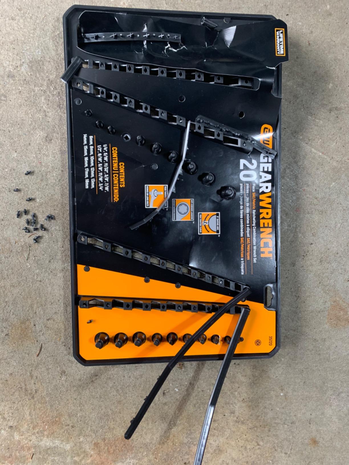 GEARWRENCH 20 Piece Ratcheting Wrench Set | SAE & Metric | 35720 customer photo 2