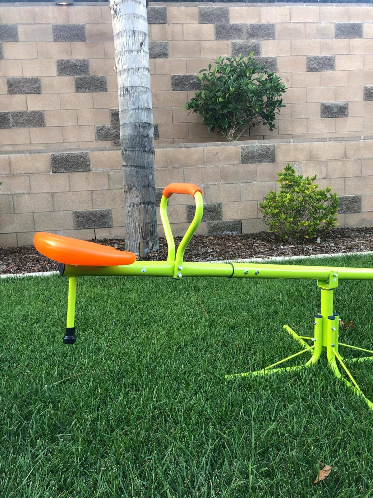 Nova Microdermabrasion Kids Seesaw Swivel Teeter-Totter Home Playground Equipment, 360 Degrees Rotating Safe, Outdoor Fun Toy Set for Kids, Toddlers, Boys, Children (2 Seats) customer photo 1